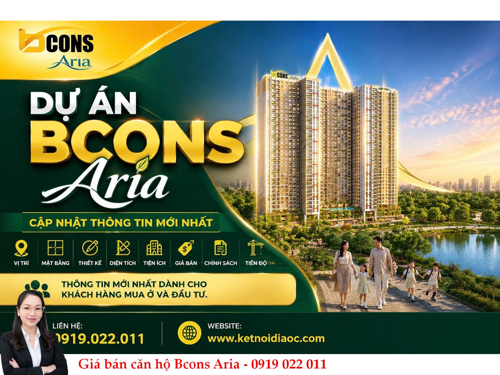 Bcons Aria ở đâu? Phân tích vị trí và khả năng kết nối từ dự án Bcons Aria