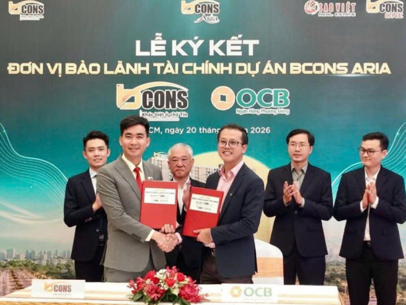 Bcons Aria có bảo lãnh ngân hàng không?