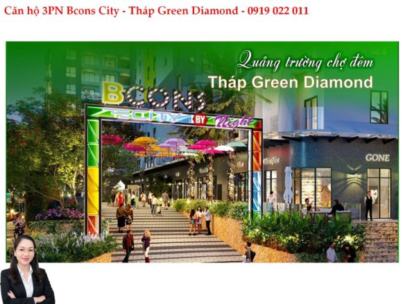 HIẾM, CĂN 3PN GÓC 2VIEW 78M2 TẠI BCONS CITY THÁP GREEN DIAMOND, CUỐI 2026 NHẬN NHÀ