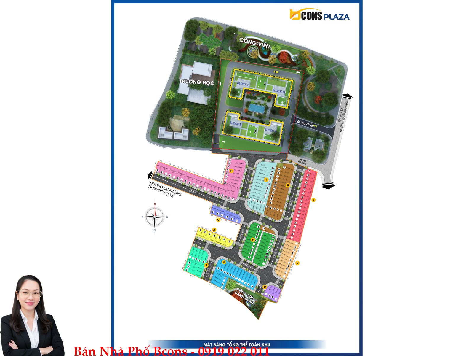 Nhà phố Bcons đường Thống Nhất Dĩ An – Nhà phố kinh doanh Bcons sẵn nhận ngay