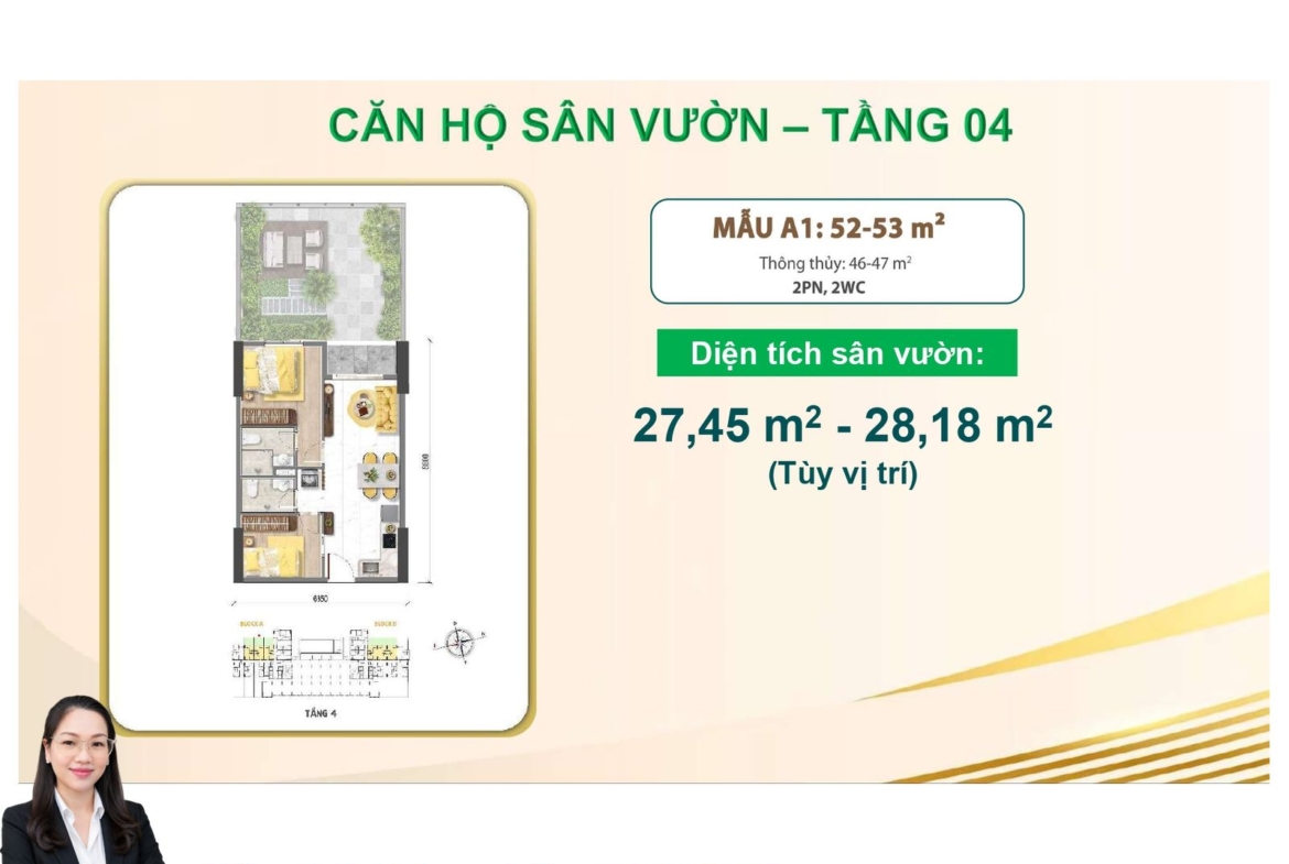 Bcons Aria có những loại căn hộ nào? Diện tích bao nhiêu?
