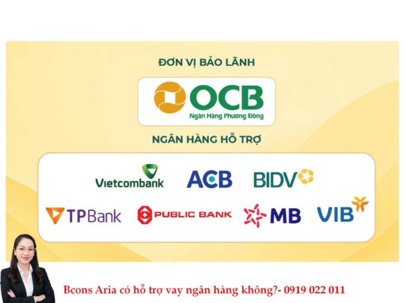 Bcons Aria có hỗ trợ vay ngân hàng không?