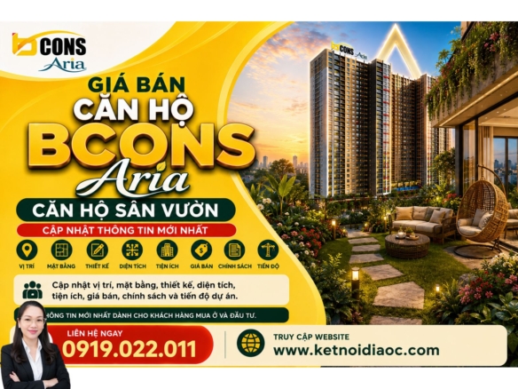 Căn hộ sân vườn tại Bcons Aria có gì khác biệt?