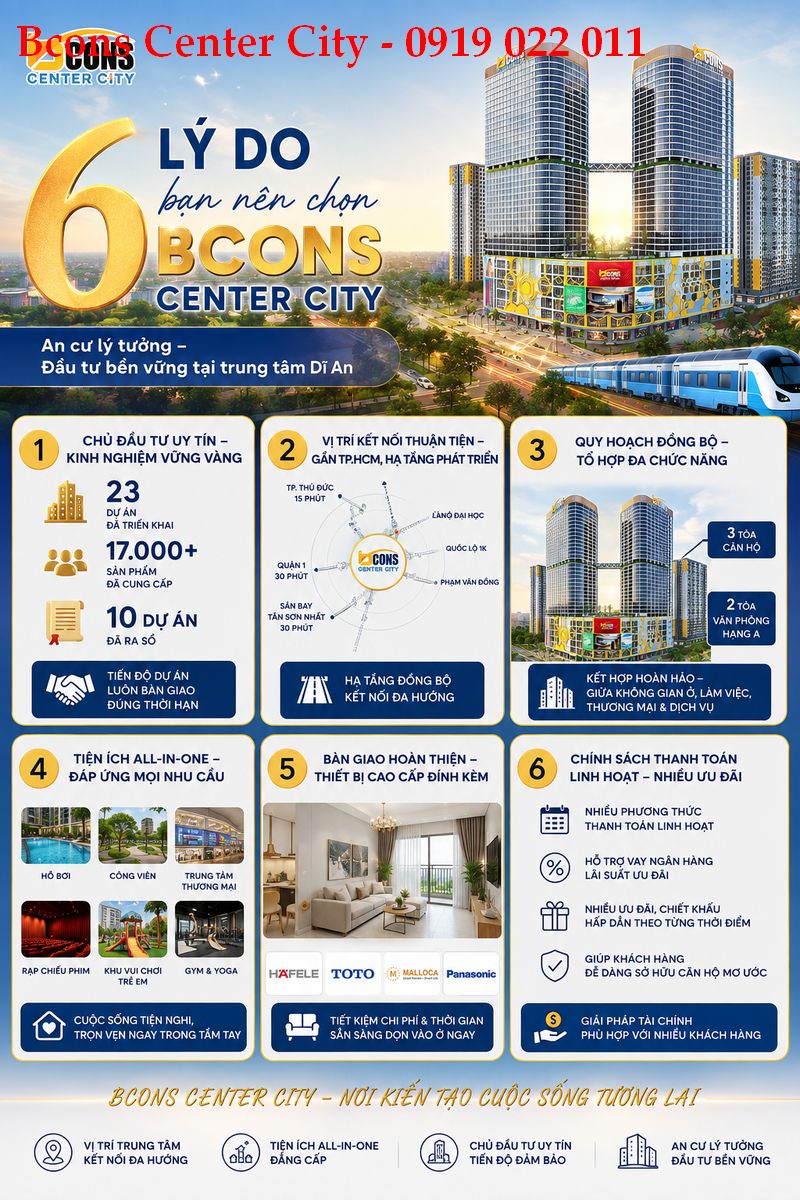 bcons Aria, căn hộ Bcons Aria, Bcons, chung cư Bcons, căn hộ làng đại học