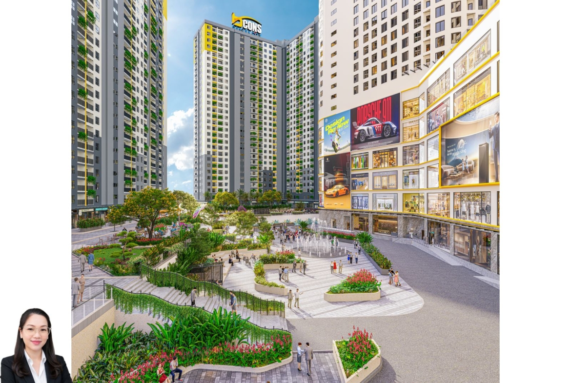 Căn Hộ 2PN Bcons Center City Giá 3,264 Tỷ