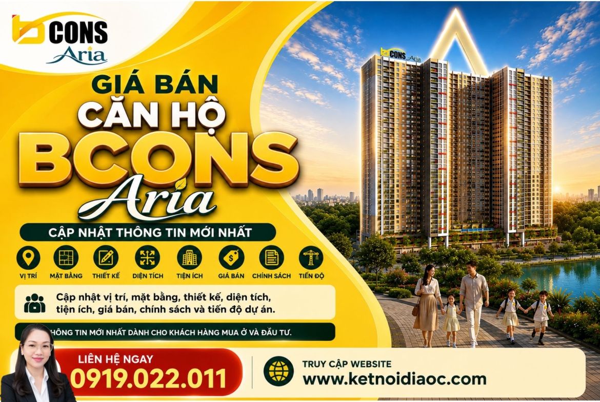 Giá bán Căn hộ Bcons Aria A11-11 với 4 chính sách ưu việt