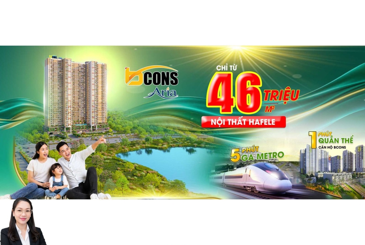 Báo giá căn hộ Bcons Aria A6-08- căn hộ cạnh làng đại học Thủ Đức