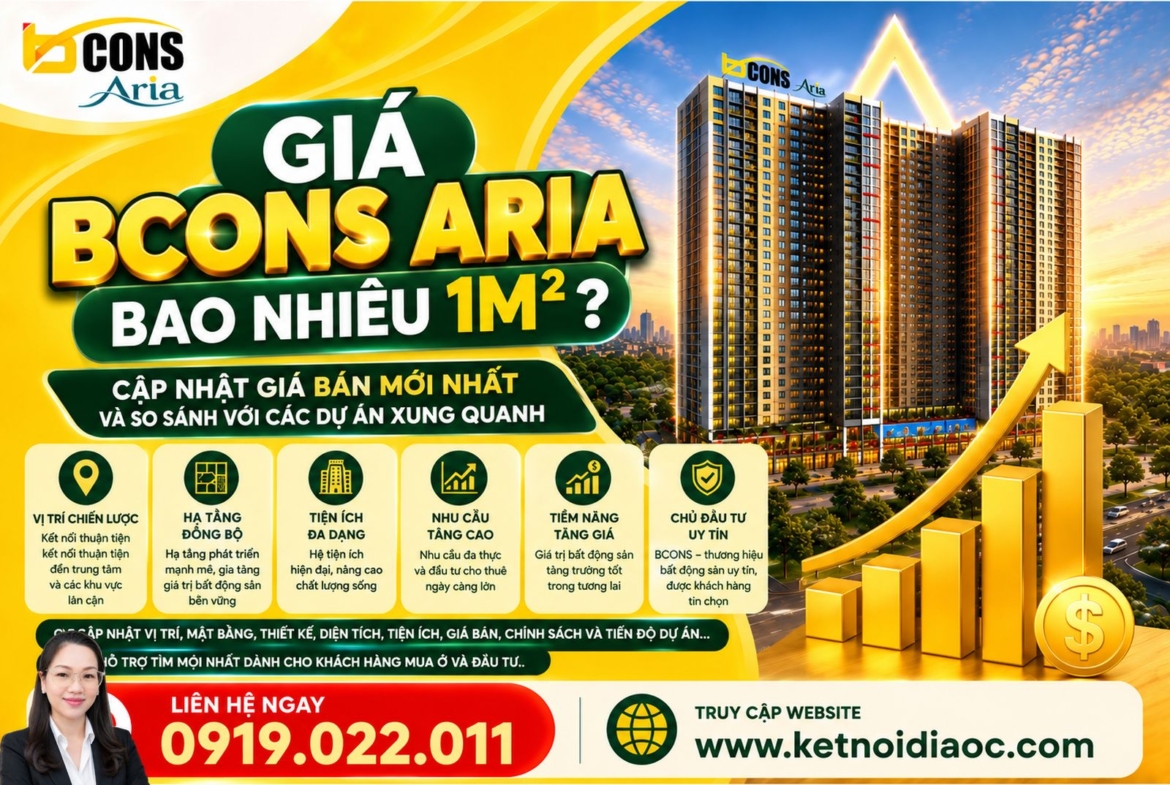 BẢNG GIÁ CĂN HỘ BCONS ARIA A19-11 MỚI NHẤT – 2 PHÒNG NGỦ, DIỆN TÍCH 53,22M²