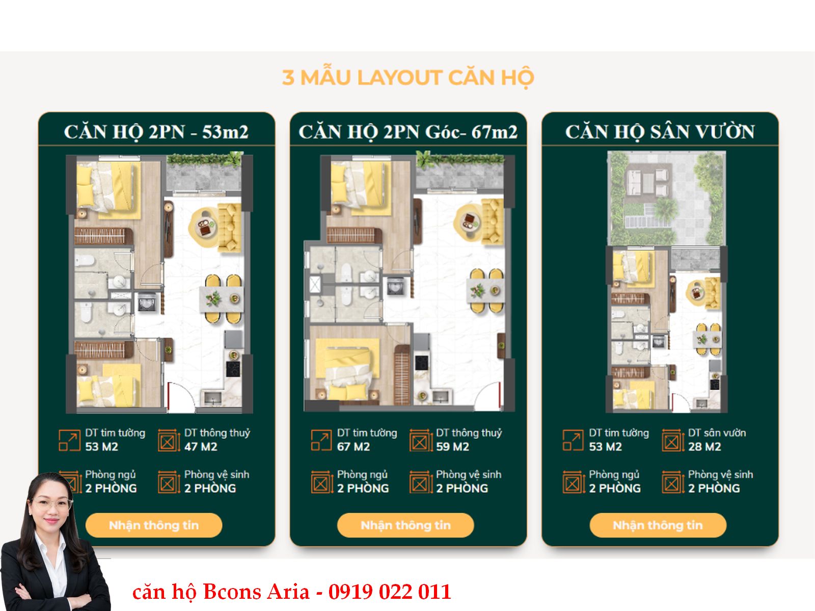 Báo giá căn hộ sân vườn Bcons Aria A4-02 – Sở hữu không gian xanh riêng 71,2 m²
