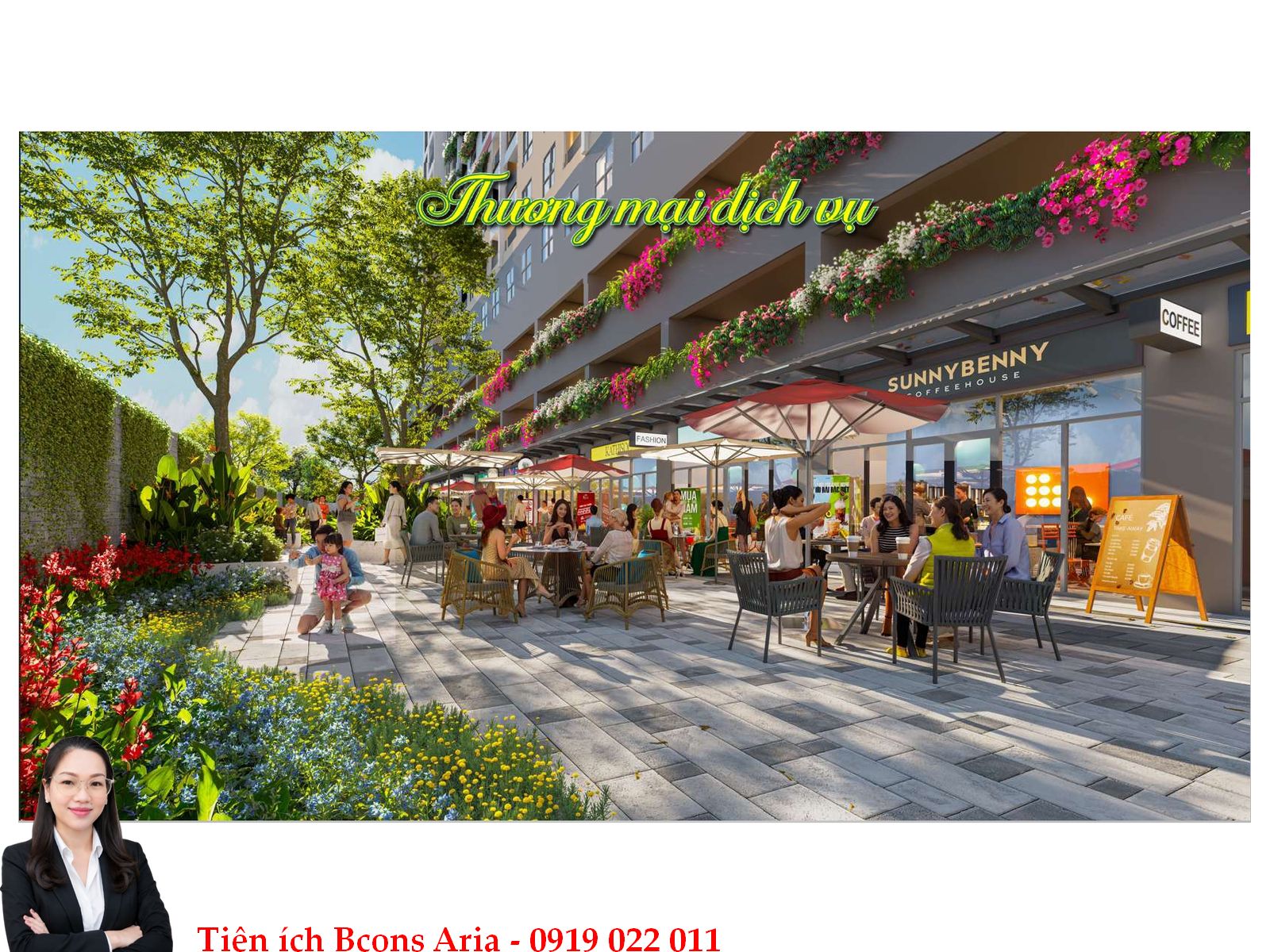 Báo giá căn hộ sân vườn Bcons Aria A4-02 – Sở hữu không gian xanh riêng 71,2 m²
