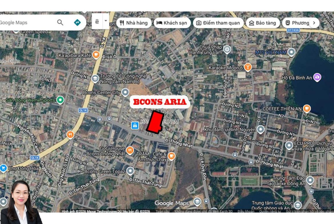 Báo giá căn hộ Bcons Aria B29-12: Diện tích 52,17m², giá chỉ từ 2,67 tỷ đồng